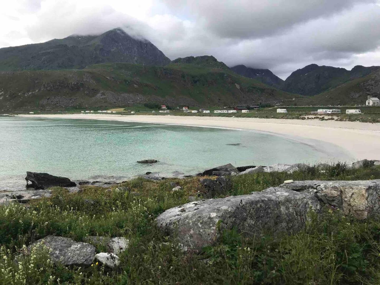 Haukland Beach House Leknes Esterno foto