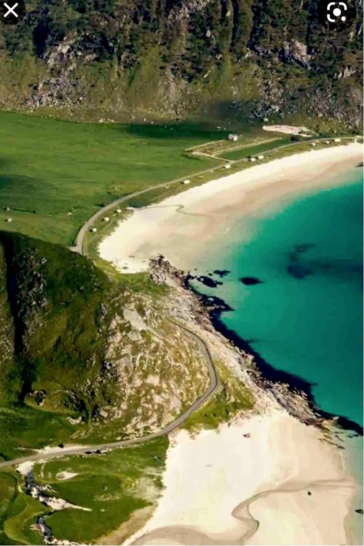 Haukland Beach House Leknes Esterno foto