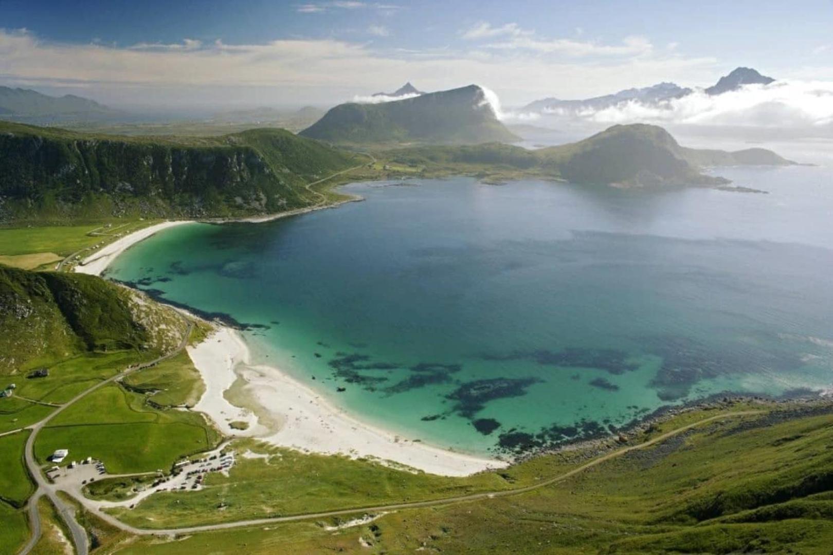 Haukland Beach House Leknes Esterno foto