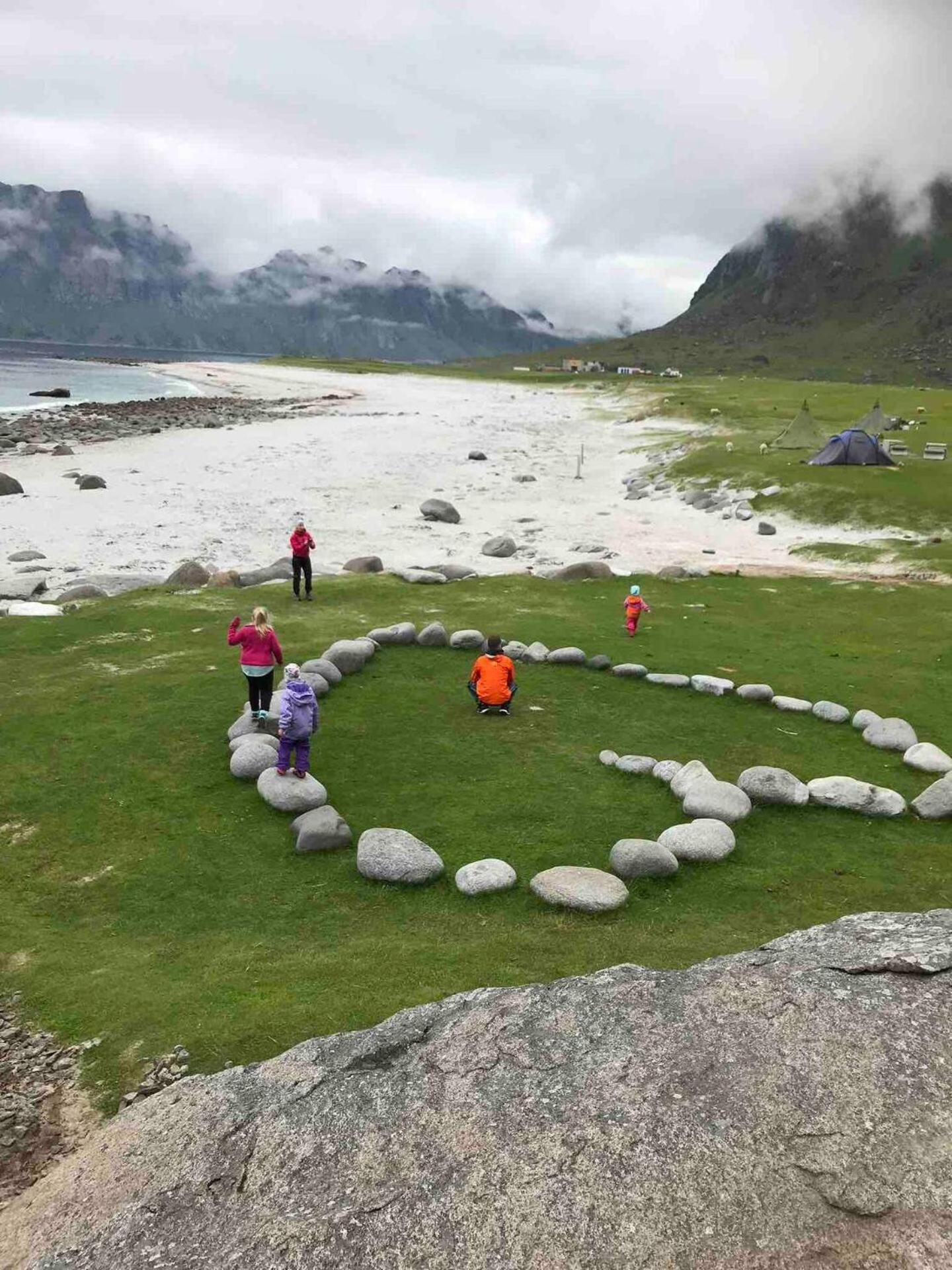 Haukland Beach House Leknes Esterno foto