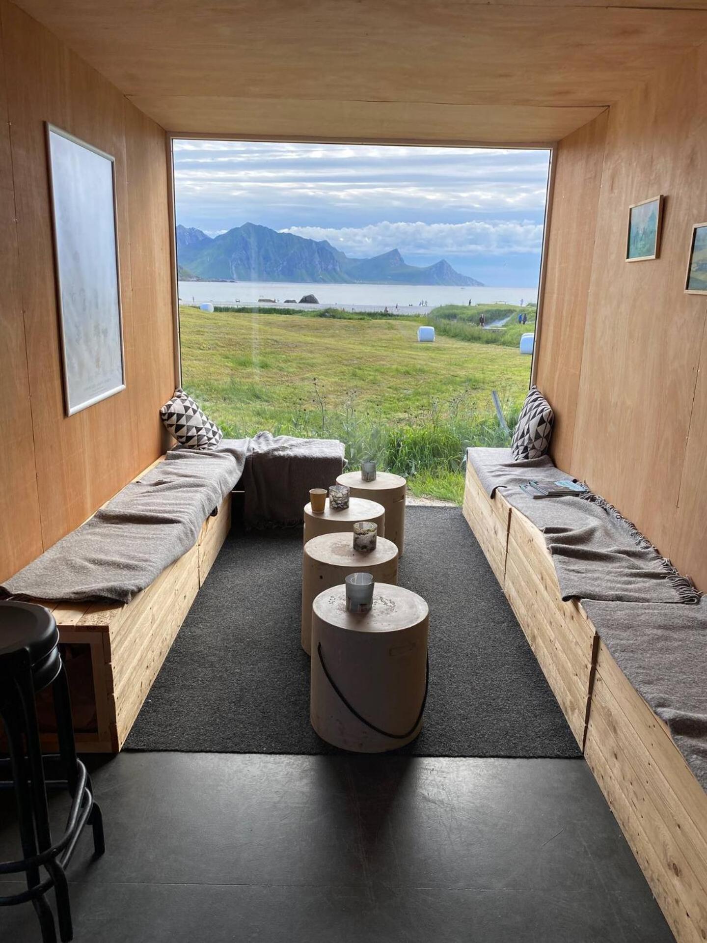 Haukland Beach House Leknes Esterno foto